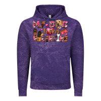Cloud Purple my dog is my valentine Vintage Hoodie - FaDigitalArtStudio