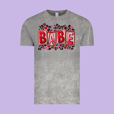 Valentine's Day Babe Vintage Tee Designed By Fadigitalartstudio