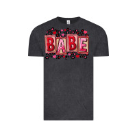 Vintage Black Valentine's Day babe Vintage Tee - FaDigitalArtStudio
