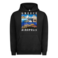 Greece Acropolis Famous Sights Gallery Traveler Souvenir T Shirt Urban Hoodie | Teevron