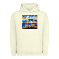 Pigment Pistachio greece acropolis famous sights gallery traveler souvenir t shirt Urban Hoodie - baoMotion