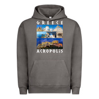 Pigment Tornado greece acropolis famous sights gallery traveler souvenir t shirt Urban Hoodie - baoMotion
