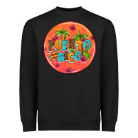 Black puerto rico coasters Heavyweight Sweatshirt - AdoDesignShop