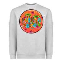 Heather Grey puerto rico coasters Heavyweight Sweatshirt - AdoDesignShop