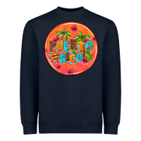 Navy puerto rico coasters Heavyweight Sweatshirt - AdoDesignShop