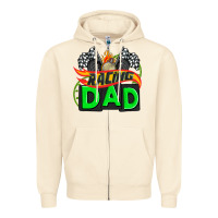 Sandshell racing dad with racing  equipment Zipper Hoodie - AdoDesignShop
