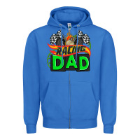 True Royal racing dad with racing  equipment Zipper Hoodie - AdoDesignShop