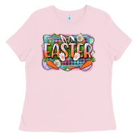 Bubblegum Pink Easter Ladies Tee - CowGirlArtShop