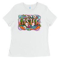 White Easter Ladies Tee - CowGirlArtShop