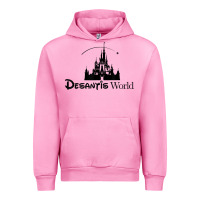 Fuchsia Pink desantis world anti woke corporation political t shirt Urban Hoodie - baoMotion