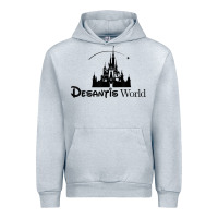 Heather Grey desantis world anti woke corporation political t shirt Urban Hoodie - baoMotion