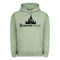 Pigment Oil Green desantis world anti woke corporation political t shirt Urban Hoodie - baoMotion