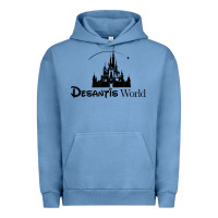 Pigment Pebble Blue desantis world anti woke corporation political t shirt Urban Hoodie - baoMotion