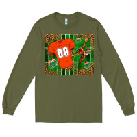 Army Green american football uniform mouse pad Long Sleeve Tee - BundleAndBundleShop