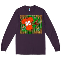 Plum american football uniform mouse pad Long Sleeve Tee - BundleAndBundleShop
