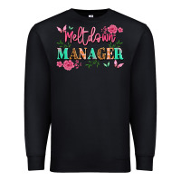 Black meltdown manager Premium Sweatshirt - JahusDesignShop
