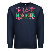 Navy meltdown manager Premium Sweatshirt - JahusDesignShop
