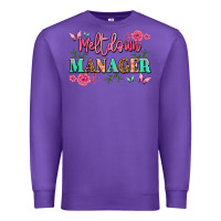Purple meltdown manager Premium Sweatshirt - JahusDesignShop