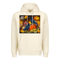 Sandshell Fall Crow Premium Hoodie - LillyAllenDesigns