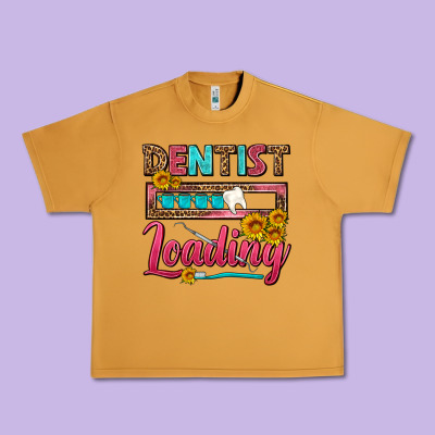 Dentist Loading With Coffee Mug Urban Heavy Tee Designed By Fadigitalartstudio