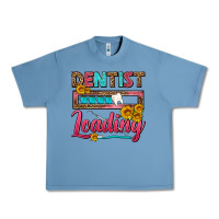 Pebble Blue Dentist Loading With Coffee Mug Urban Heavy Tee - FaDigitalArtStudio