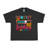 Pigment Black Dentist Loading With Coffee Mug Urban Heavy Tee - FaDigitalArtStudio