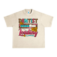 Sandshell Dentist Loading With Coffee Mug Urban Heavy Tee - FaDigitalArtStudio
