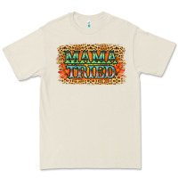 Bone Leopard Floral Mama Tried Premium Tee - Jasminsmagicworld