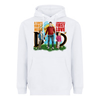 White a sons first hero a daughters first love Heavyweight Hoodie - JahusDesignShop