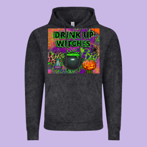 Drink Up Witches Tumbler Vintage Hoodie Designed By Bundleandbundleshop