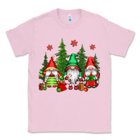 Bubblegum Pink christmas gnomies Classic Tee - CowGirlArtShop