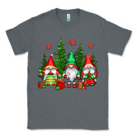 Charcoal Heather christmas gnomies Classic Tee - CowGirlArtShop