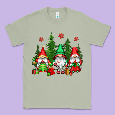 Christmas Gnomies Classic Tee Designed By Cowgirlartshop