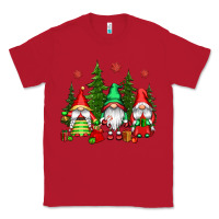 Red christmas gnomies Classic Tee - CowGirlArtShop