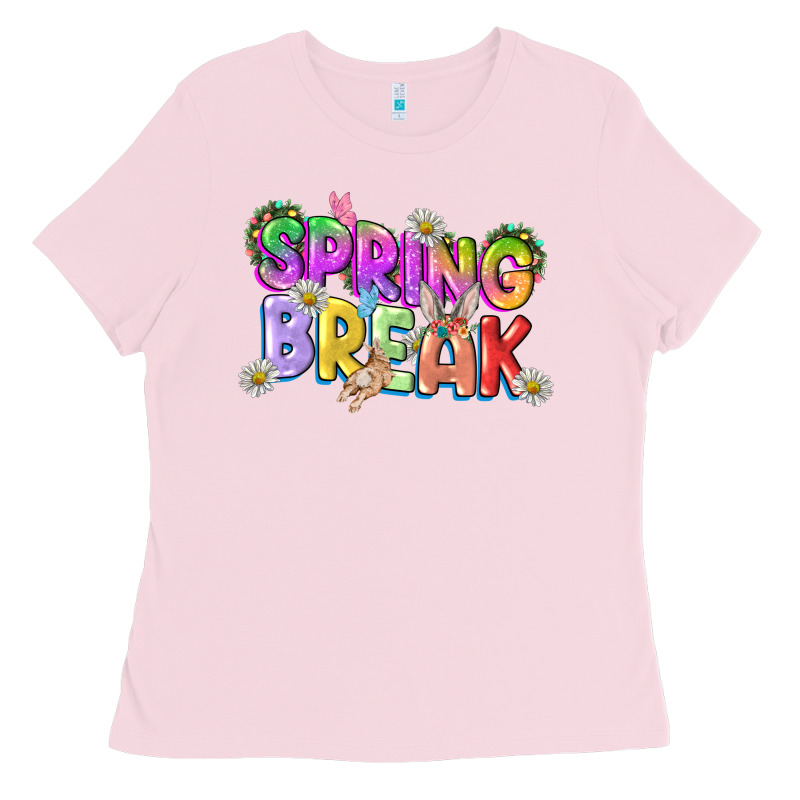 Spring Break Easter Day Ladies Tee by CowGirlArtShop | Teevron