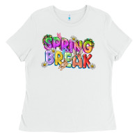 White Spring break Easter Day Ladies Tee - CowGirlArtShop