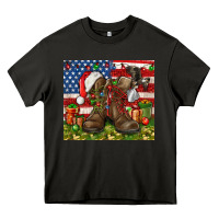 Asphalt Army Veteran Boots Christmas Tumbler 4th of july Heavy Core Tee - HowdyJamesFarm