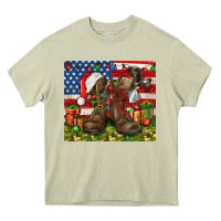 Army Veteran Boots Christmas Tumbler 4th Of July Heavy Core Tee | Teevron