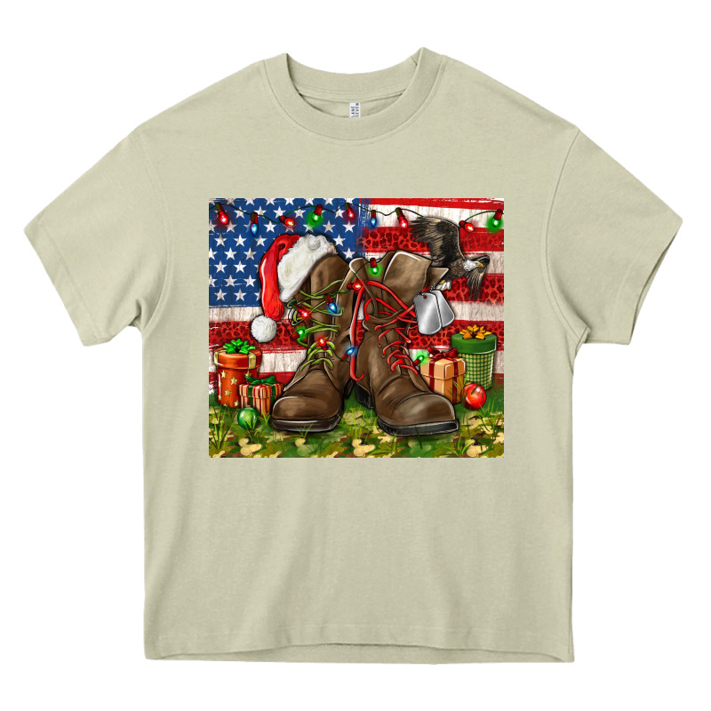 Army Veteran Boots Christmas Tumbler 4th Of July Heavy Core Tee by HowdyJamesFarm | Teevron