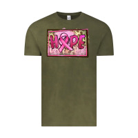 Vintage Olive Hope Breast Cancer Vintage Tee - FaDigitalArtStudio