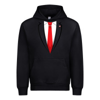 Black halloween trump suit shirt us president easy costume t shirt Urban Hoodie - baoMotion