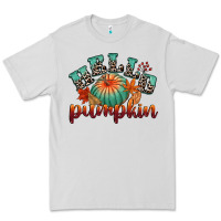 Dove Grey hello pumpkin Premium Tee - CowGirlArtShop