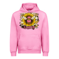 Fuchsia Pink bee happy Urban Hoodie - JahusDesignShop