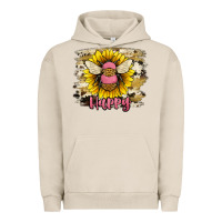 Pigment French Oak bee happy Urban Hoodie - JahusDesignShop
