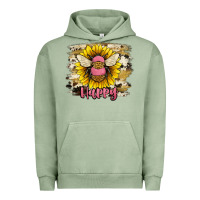 Pigment Oil Green bee happy Urban Hoodie - JahusDesignShop