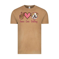 Vintage Camel Peace Love Bulldog Vintage Tee - Jasminsmagicworld