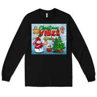 Black christmas vibes only tumbler Long Sleeve Tee - BundleAndBundleShop