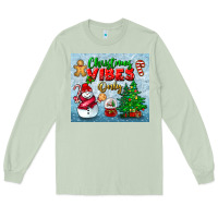 Matcha christmas vibes only tumbler Long Sleeve Tee - BundleAndBundleShop