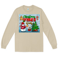 Mushroom christmas vibes only tumbler Long Sleeve Tee - BundleAndBundleShop