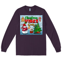 Plum christmas vibes only tumbler Long Sleeve Tee - BundleAndBundleShop
